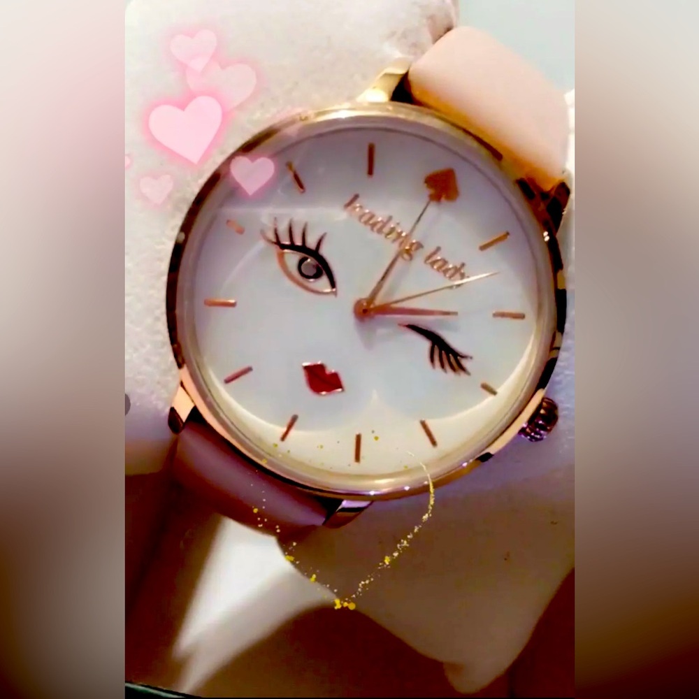 🌸KATE SPADE® GORGEOUS Cutest  Softly Pink Leading Lady Watch🌸